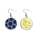 thumbnail image 1 of La estructura molecular de combinacion vinculante Pendiente Sol Flor Pendiente Joyas Moda Unbranded M, 1 of 3