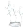 thumbnail image 1 of Expositor de joyas en forma de torre, moderno expositor de pulseras, estante de mesa para el cabello Blanco, 1 of 8