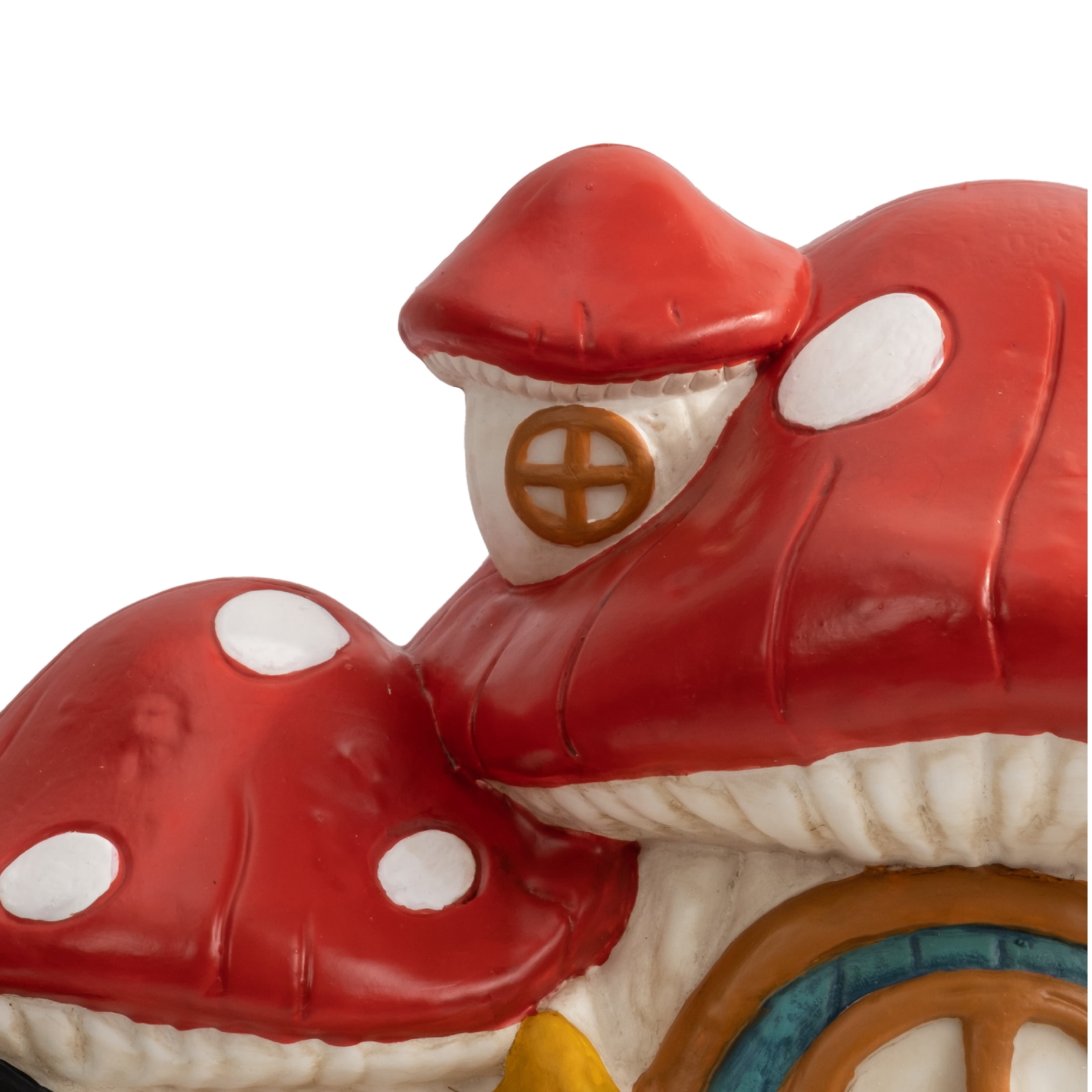 Mainstays Weather-Resistant Mushroom Village Outdoor Garden Statue