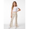 thumbnail image 3 of Girls Flare Pants, AI Digital Print Bell Bottoms,All-Season Sizes 3-13Y, 3 of 6