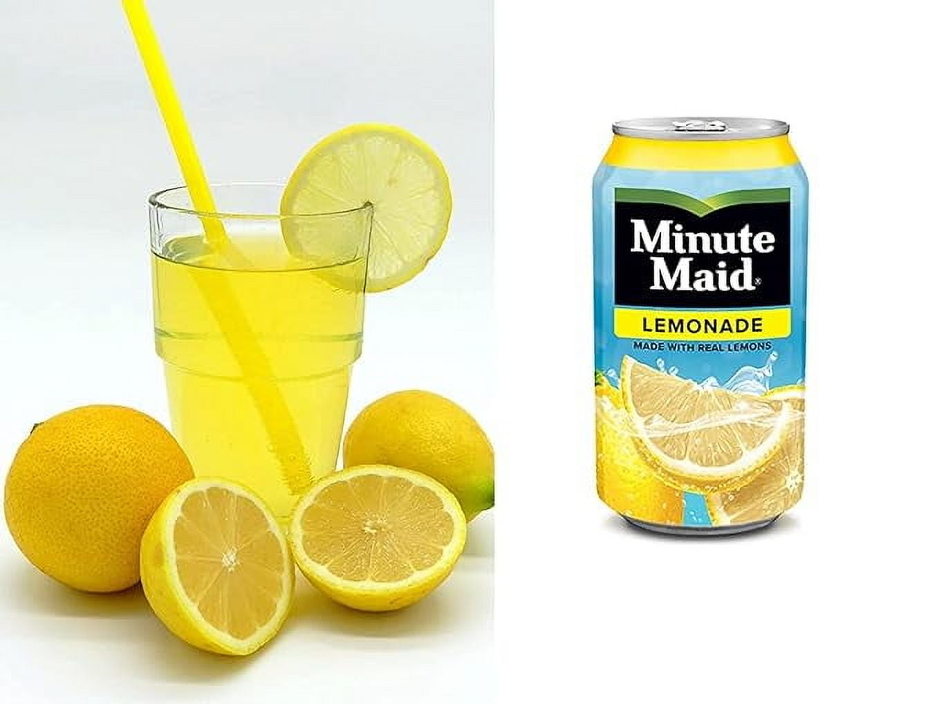 Minute Maid 12 oz Can Bundle 36 Pack - Fruit Punch, Pink Lemonade, and Lemonade