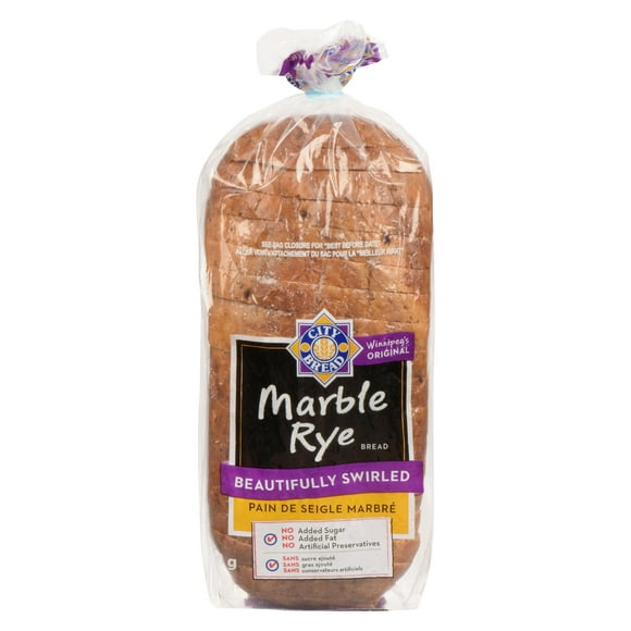 City Bread Marble Rye, 500g