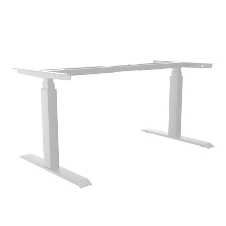 Desky Dual Sit Stand Desk Frame - White