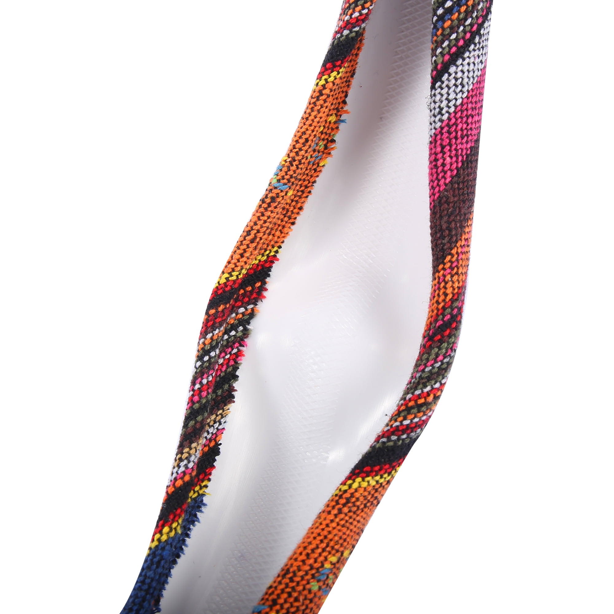 Unique Bargains 40cm/16" Linen Car Steering Wheel Cover Wear Resistant Multicolor Printing Pattern