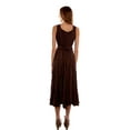 thumbnail image 2 of Scully Women's Lace-Up Jacquard Dress Chocolate Small, 2 of 2