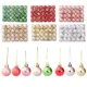 thumbnail image 5 of Juego de 144/24 mini bolas navideñas de 3 cm para colgar en el árbol de Navidad, adornos de bolas navideñas para fiestas de Año Nuevo, decoración del hogar, 5 of 5