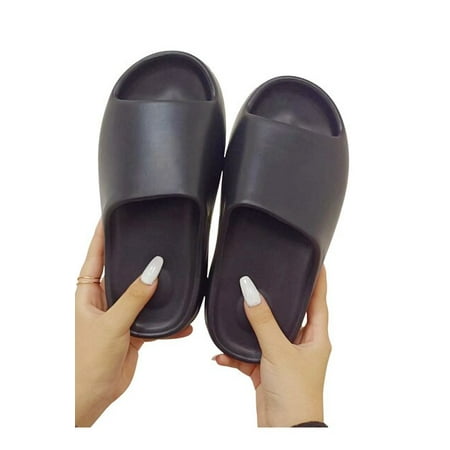 

QWZNDZGR Summer Slippers Men Women Indoor Eva 2021 Cool Soft Bottom Sandals Trend Slides Light Beach Shoes Slippers Home big size 46