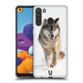 thumbnail image 1 of Head Case Designs Wildlife Grey Wolf Running Soft Gel Case Compatible with Samsung Galaxy A21 (2020), 1 of 7