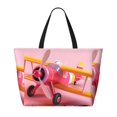 thumbnail image 2 of Balery Colorful Cartoon Biplane Beach Travel Bag - Water-Resistant, Large Capacity Lightweight Tote with 7 Pockets for Women and Men - Perfect for Beach, Pool, Gym, and Travel, 2 of 7