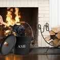 thumbnail image 4 of Fireplace Ash Bucket with Lid Shovel and Hand Broom, 1.5 Gallon Charcoal Wood Fire Pits Burning Stoves, Coal Pellet Metal Buckets, Hot Wood Carrier Pail Fire Pits Ash Can Cleaning Tools, 4 of 8