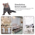 thumbnail image 3 of Simulation Ferret Figurine Wild Animals Model Animals Cognitive Toy for Kids, 3 of 8