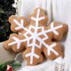 thumbnail image 1 of 1 almohada navideña con forma de copo de nieve de 16 pulgadas, suave y decorativa, para fiestas navideñas, sofá y hogar, 1 of 7
