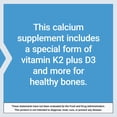 thumbnail image 6 of Life Extension Bone Restore Elite Calcium Supplement with Super Potent K2, calcium, vitamin D3, magnesium, boron, zinc, vitamin K2, for bone health, gluten-free, non-GMO, 120 capsules, 6 of 11