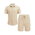 thumbnail image 5 of COOFANDY Beach Outfit for Men Matching Shorts and Shirt, 5 of 6