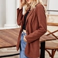 thumbnail image 7 of TAGOLD Womens Cardigan Coats,Fashion Woman Long Sleeve Open Front Loose Outerwear Solid Blouse Coat Tops Button Blouse, 7 of 7