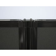 Versare Room Divider 360 Portable Wall Partition | 9 Panels Wide | 25 x 610 Cloud Gray Fabric Panels