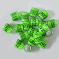 thumbnail image 2 of kurtrusly 100pcs Identify Dove Rings Aluminium Plasitc Leg Rings Pigeons Bands, 2 of 9