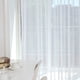 thumbnail image 3 of 6 cortinas de tul blanco súper suaves y agradables al tacto para decoración de sala de estar, velo moderno de gasa sólida transparente, 3 of 8