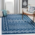 thumbnail image 2 of SAFAVIEH Tulum Ronald Distressed Area Rug, 3' x 3' Square, Navy/Ivory, 2 of 7