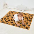 thumbnail image 2 of Orange Witch Hat Halloween Pattern Blanket,Comfortable Soft Lamb Wool Throw Blanket,All Season,Warm Lightweight Blankets for Sofa Bed Couch Living Room Chair,30"x40", 2 of 4