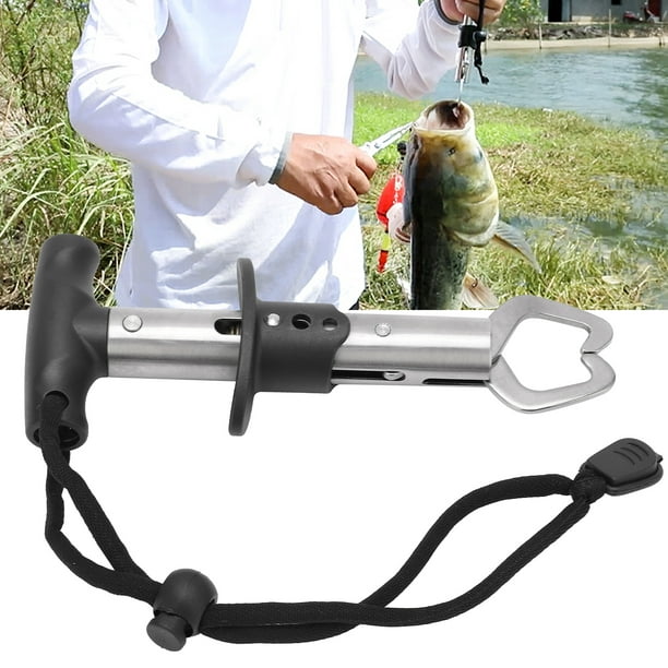 Fish Grip Lip Trigger Lock Gripper, Heavy Duty Unique Control Fish Clamp  Device T Shaped Sturdy Convenient Useful Durable For Catch Fish For Fishing
