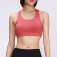 thumbnail image 4 of Women Racerback Sports Bra Padded Push Up High Impact Workout Sportswear Yoga Running Crop Tops, 4 of 8