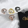 thumbnail image 5 of Anillos de cobre de drenaje linfático para mujeres, terapia magnética para artritis para aliviar el dolor, Rsi ajustable, 2 uds., 5 of 5