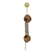 Prevue Pet Products Naturals Double Coconut with Ladder Bird Toy 62818