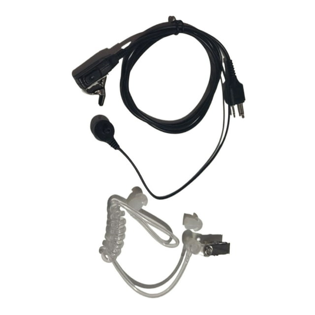tredstone Earpiece 2-Way Radio External Headset Headphone Microphone Earphone Security Guard Replacement for IC-12A 1 1Set