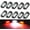 White, variant on LINLIN side marker lights 12v,10pc work lights 12v waterproof Car External Lamp Warning Tail Lamp Auto Trailer Truck Signal Light