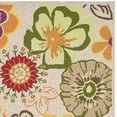 thumbnail image 2 of SAFAVIEH Four Seasons Lisette Novelty Flowers Runner Rug, Ivory/Green, 2'3" x 6', 2 of 4
