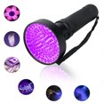 thumbnail image 1 of Linterna UV de alta potencia 100 Led UV Foto Lámpara de escorpión Máscara Linterna de detección de agente fluorescente JAMW Sencillez, 1 of 5