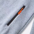 thumbnail image 3 of Men's Sweatshirt Hoodie Zipper Arm Pocket Cardigan Men's Sports Large Size Casual Hoodie M, 3 of 4