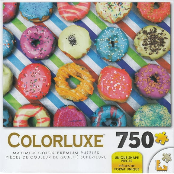 Colorluxe 750 Piece Puzzle - Dainty Doughnuts