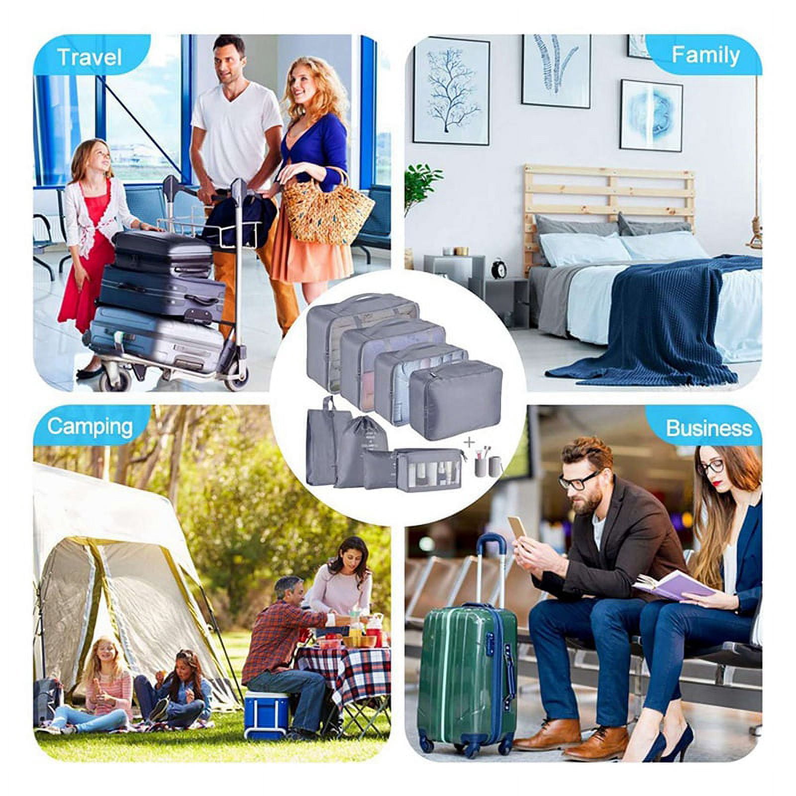 Packing Cubes for Suitcase,18 PCS Suitcase Organizer Bags Set Luggage Organizers