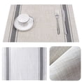thumbnail image 6 of 1Pc Durable Vinyl Placemats, 17.7X11.8inch Non-Slip for Dining Table Mat, Heat Resistant Place Mats, Washable Anti-Slip PVC Weave Table Mats, Woven PVC Placemats for Home Decor Table Protector, 6 of 6