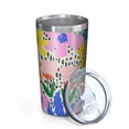 thumbnail image 2 of Pioneer Flower 10oz Tumblers Stainless Steel Tumbler with Lid and Straw,Vacuum Insulated Double Wall Travel Tumbler Cups with Cleaning Brush for Coffee, Tea, 2 of 4