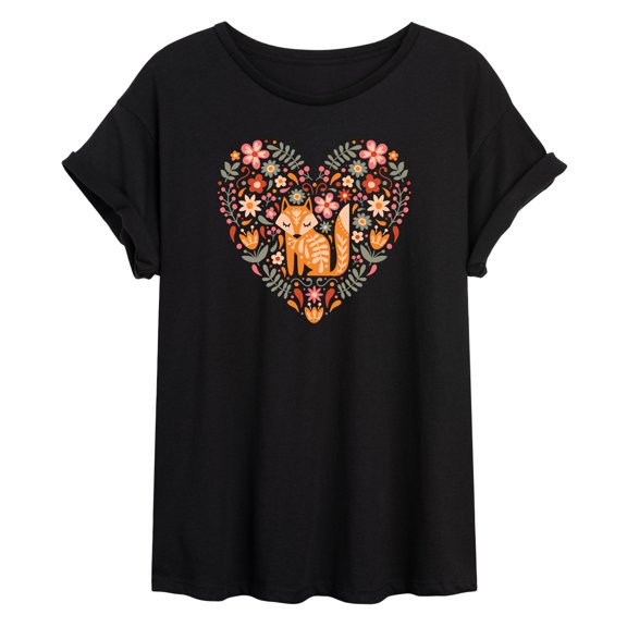 Instant Message - Fall Scandinavian Fox Women's Relaxed Fit T-Shirt