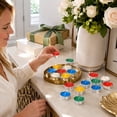 thumbnail image 6 of 50 Pack Tea Lights Candles, Emergency Candles Dripless Mini Round Boxed Candles, Tabletop Bulk Candle For Wedding Valentines Dinner Supply (Red), 6 of 6