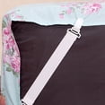 thumbnail image 6 of 4Pcs Elastic Band Retaining Clip For Fixed Bedspreads, Bed Sheet Securing Clips With Elastic Strap, Non-Slip Adjustable Tension For Home Bedroom Bedding Organization, 6 of 8