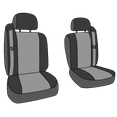 thumbnail image 3 of CalTrend Front Velour Seat Covers for 2003-2009 Chevy/GMC Trailblazer|Envoy - CV381-06RR Beige Premier Insert with Classic Trim, 3 of 3