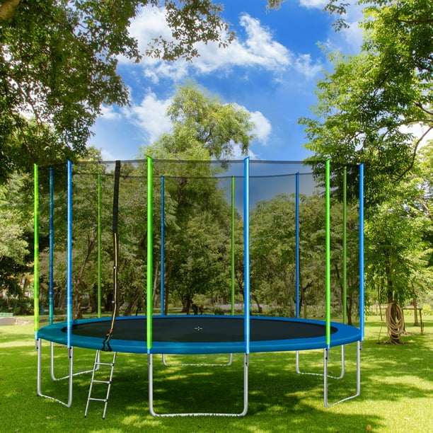 16FT Trampoline for Kids Recreational Trampolines with Safety Enclosure
