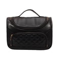 thumbnail image 1 of Bolsa de maquillaje de viaje, bolsa de maquillaje, caja organizadora de maquillaje, bolso de mujer grande con tapa superior abierta de par en par, 1 of 5