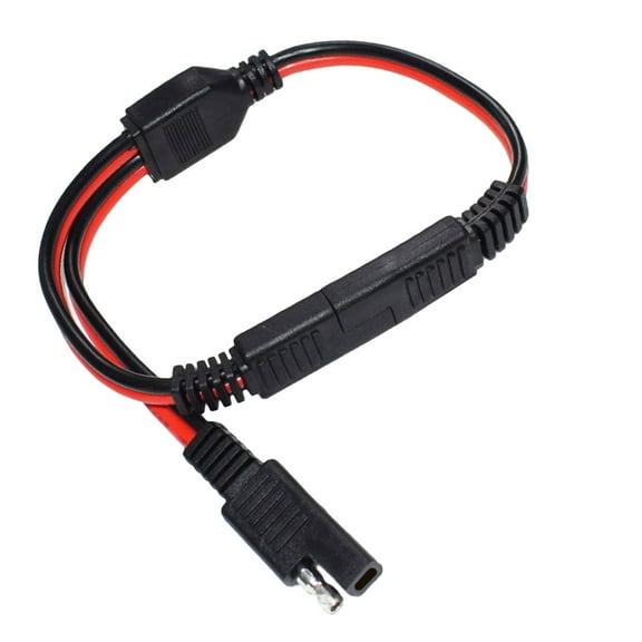 SAE Power Extension Cable 1 to 2 Splitter Connector Quick Disconnect Adapter for SAE Power Plug