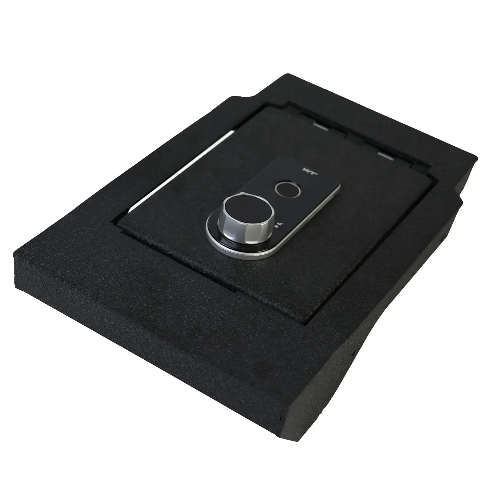 Console Safe Gun Safe for Car, WASAI Premium In-vehicle Console Gun Vault Lockbox Compatible with Lexus RX300 2016-2021 with Heavy Gauge Cold Rolled Plate Steel, Fingerprint Lock with Backup Key.