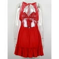 thumbnail image 4 of Women's Summer Sleeveless Dress Bohemia Backless Beach Short Dresses, 4 of 4