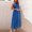 B87 Blue Plus Size Summer Dresses Clearance Under $5, variant on Summer Xqxayjr Summer Plus Size Maxi Long Dress for Womens Under $5 Sleeveless One Shoulder Flowy Homecoming Dresses Belted Empire Waist Boho White Western Dress
