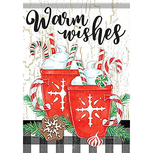 Carson 52081 Large Garden Flag, Winter Warm Up