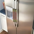 thumbnail image 2 of SEANATIVE Fridge Microwave Door Handle Covers Set of 6 Electric Appliance Door Handles Protective Refrigerator Microwave Door Cloth Kitchen Decor, Red Green Black Plaid Pine Cone Christmas, 2 of 7