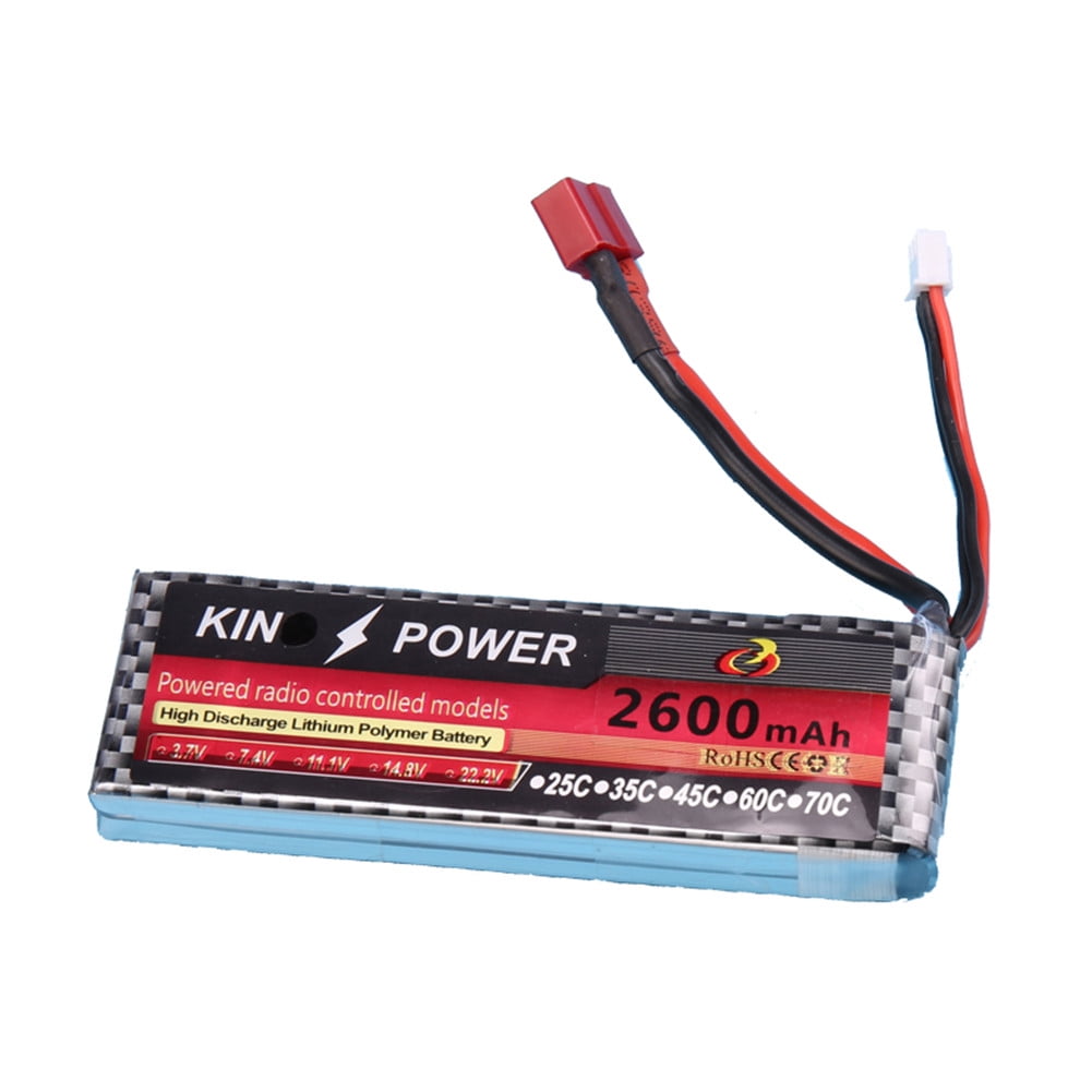 1PC 7.4V 2600mAh Rechargeable Spare Battery for WLtoys 1/14 144001 RC